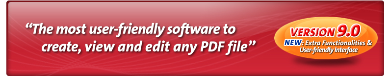 The most user-friendly software to create, view and edit your PDF files